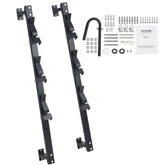 Trimmer Rack 3 Place Weed Eater Holder Trailer Rack with Zinc Alloy Password Lock Wall Mounted or Enclosed Trailer Landscape Pair